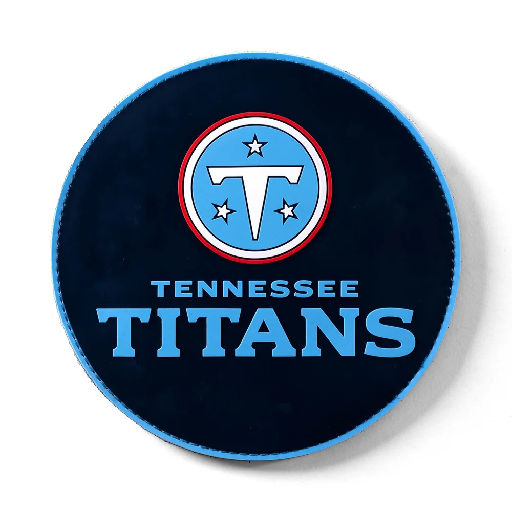 KR Strikeforce NFL Tennessee Titans round rubber bowling shammy, embossed team logo