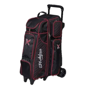 KR Strikeforce Royal Flush 4 x 4 Roller Black Red Bowling Bag