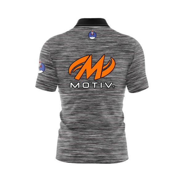 Motiv Black Heather Xpress Ship Rocket Bowling Jersey - Image 2