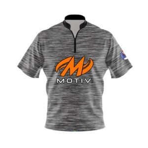 Motiv Black Heather Xpress Ship Rocket Bowling Jersey