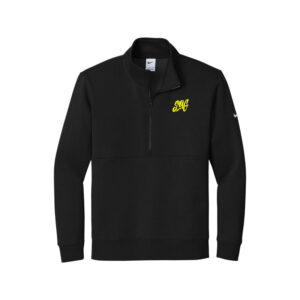 Swag Nike Men's Club Fleece Sleeve Swoosh 1/2-Zip Bowling Pullover - Black