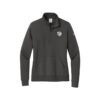 12Bagger Nike Ladies Club Fleece Sleeve Swoosh 1/2-Zip Pullover, Anthracite