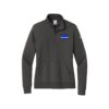 Brunswick Nike Ladies Club Fleece Sleeve Swoosh 1/2-Zip Pullover, Anthracite