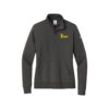 Track Nike Ladies Club Fleece Sleeve Swoosh 1/2-Zip Pullover, Anthracite
