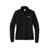 900 Global Nike Ladies Club Fleece Sleeve Swoosh 1/2-Zip Pullover, Black
