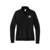 Roto Grip Nike Ladies Club Fleece Sleeve Swoosh 1/2-Zip Pullover, Black