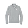 Swag Nike Ladies Club Fleece Sleeve Swoosh 1/2-Zip Pullover, Dark Heather Grey