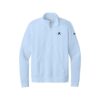 Belmo Nike Ladies Club Fleece Sleeve Swoosh 1/2-Zip Pullover, Hydrogen Blue
