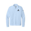 Ebonite Nike Ladies Club Fleece Sleeve Swoosh 1/2-Zip Pullover, Hydrogen Blue