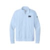 Motiv Nike Ladies Club Fleece Sleeve Swoosh 1/2-Zip Pullover, Hydrogen Blue