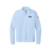 Radical Nike Ladies Club Fleece Sleeve Swoosh 1/2-Zip Pullover, Hydrogen Blue