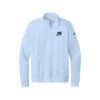 Swag Nike Ladies Club Fleece Sleeve Swoosh 1/2-Zip Pullover, Hydrogen Blue