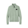 Brunswick Nike Ladies Club Fleece Sleeve Swoosh 1/2-Zip Pullover, Jade Horizon