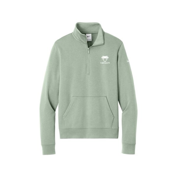 Motiv Venom Nike Ladies Club Fleece Sleeve Swoosh 1/2-Zip Pullover, Jade Horizon