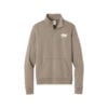 Motiv Nike Ladies Club Fleece Sleeve Swoosh 1/2-Zip Pullover, Khaki