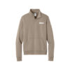 Radical Nike Ladies Club Fleece Sleeve Swoosh 1/2-Zip Pullover, Khaki