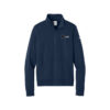 Hammer Nike Ladies Club Fleece Sleeve Swoosh 1/2-Zip Pullover, Midnight Navy