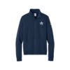 Roto Grip Nike Ladies Club Fleece Sleeve Swoosh 1/2-Zip Pullover, Midnight Navy