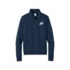 Swag Nike Ladies Club Fleece Sleeve Swoosh 1/2-Zip Pullover, Midnight Navy