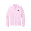 Swag Nike Ladies Club Fleece Sleeve Swoosh 1/2-Zip Pullover, Pink Foam