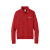 900 Global Nike Ladies Club Fleece Sleeve Swoosh 1/2-Zip Pullover, University Red