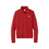 Belmo Nike Ladies Club Fleece Sleeve Swoosh 1/2-Zip Pullover, University Red