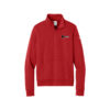 Hammer Nike Ladies Club Fleece Sleeve Swoosh 1/2-Zip Pullover, University Red