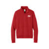 Motiv Nike Ladies Club Fleece Sleeve Swoosh 1/2-Zip Pullover, University Red