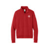 Roto Grip Nike Ladies Club Fleece Sleeve Swoosh 1/2-Zip Pullover, University Red