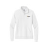 900 Global Nike Ladies Club Fleece Sleeve Swoosh 1/2-Zip Pullover, White