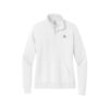 Belmo Nike Ladies Club Fleece Sleeve Swoosh 1/2-Zip Pullover, White