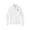 Columbia 300 Nike Ladies Club Fleece Sleeve Swoosh 1/2-Zip Pullover, White