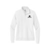 Ebonite Nike Ladies Club Fleece Sleeve Swoosh 1/2-Zip Pullover, White