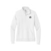Hammer Black Widow Nike Ladies Club Fleece Sleeve Swoosh 1/2-Zip Pullover, White