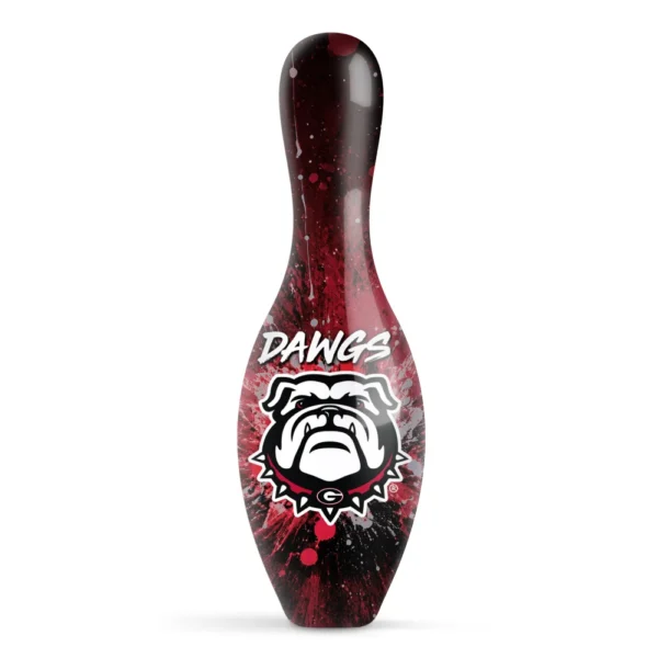OTB NCAA georgia Paint Splash bowling pin