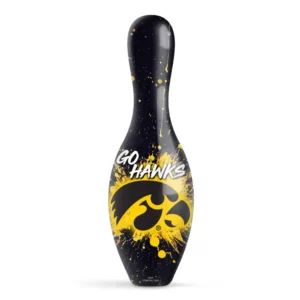 OTB NCAA iowa Paint Splash bowling pin