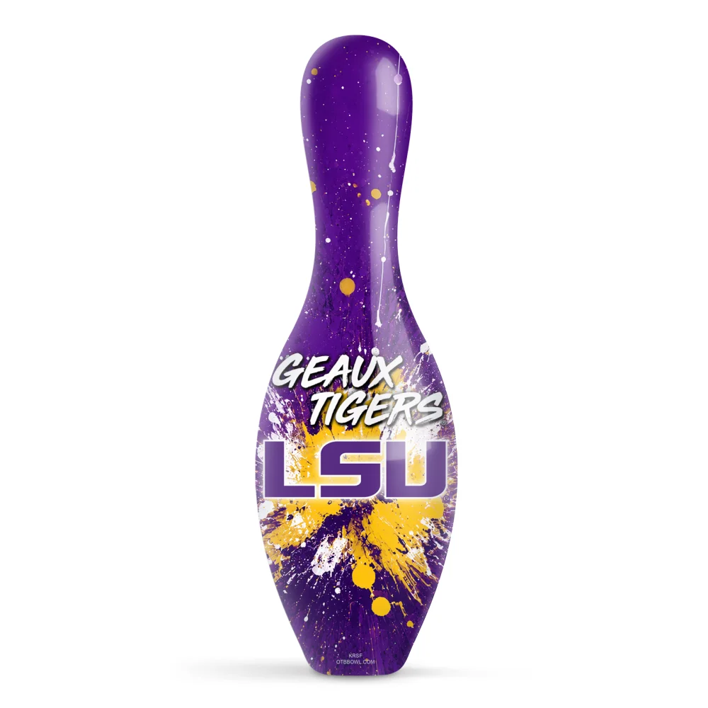 OTB NCAA lsu Paint Splash bowling pin