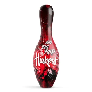 OTB NCAA nebraska Paint Splash bowling pin