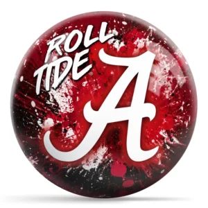 OTB NCAA alabama Paint Splash bowling ball