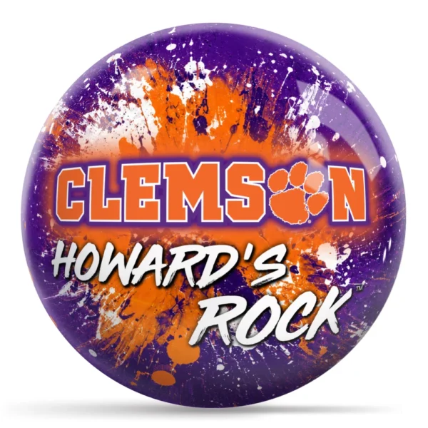 OTB NCAA clemson Paint Splash bowling ball