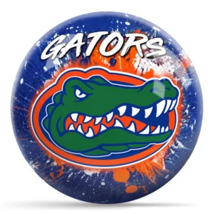 OTB NCAA florida Paint Splash bowling ball
