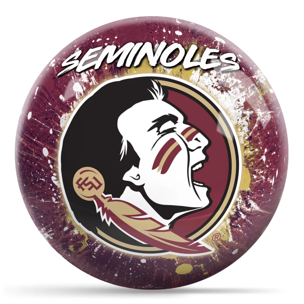 OTB NCAA florida state Paint Splash bowling ball