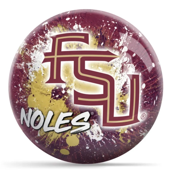 OTB NCAA florida state Paint Splash bowling ball