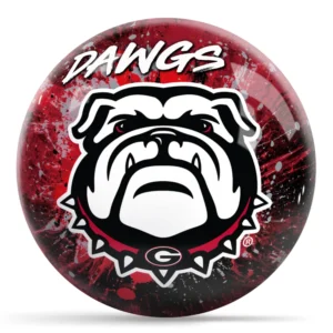 OTB NCAA georgia Paint Splash bowling ball