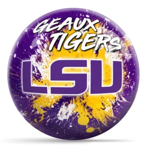 OTB NCAA lsu Paint Splash bowling ball