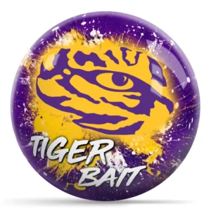 OTB NCAA lsu Paint Splash bowling ball