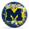 OTB NCAA michigan Paint Splash bowling ball
