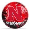 OTB NCAA nebraska Paint Splash bowling ball