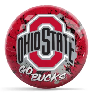 OTB NCAA ohio state Paint Splash bowling ball
