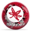 OTB NCAA ohio state Paint Splash bowling ball